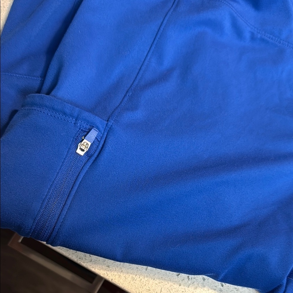 Lou & Grey by Loft Vibrant Blue Leggings, pockets, athletic or casual, ankle XL​ - Picture 3 of 11